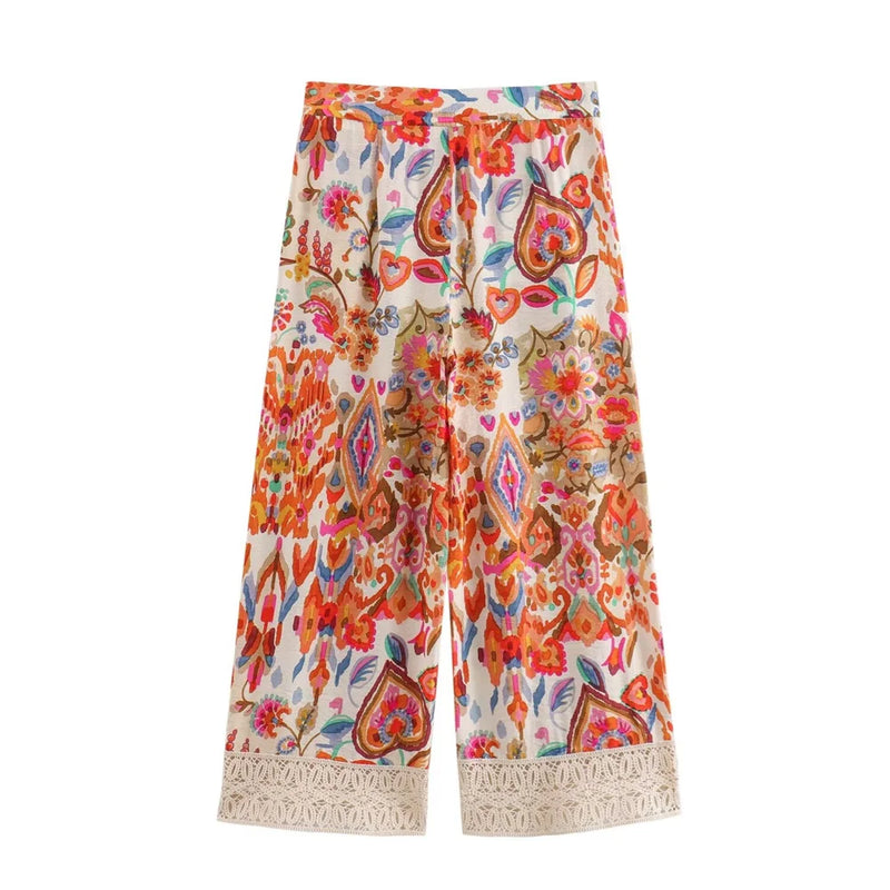 Conjunto Estampado Laranja