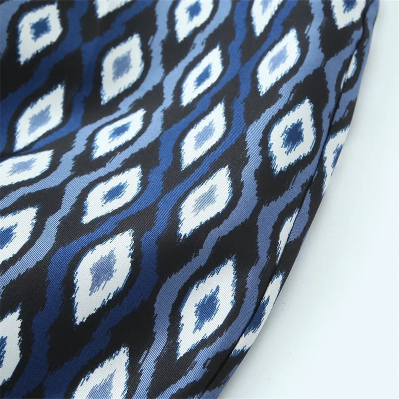 Conjunto Geométrico Azul Escuro