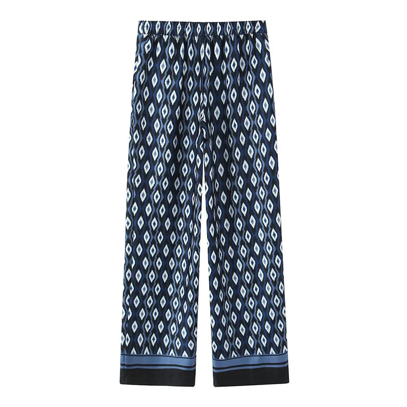 Conjunto Geométrico Azul Escuro