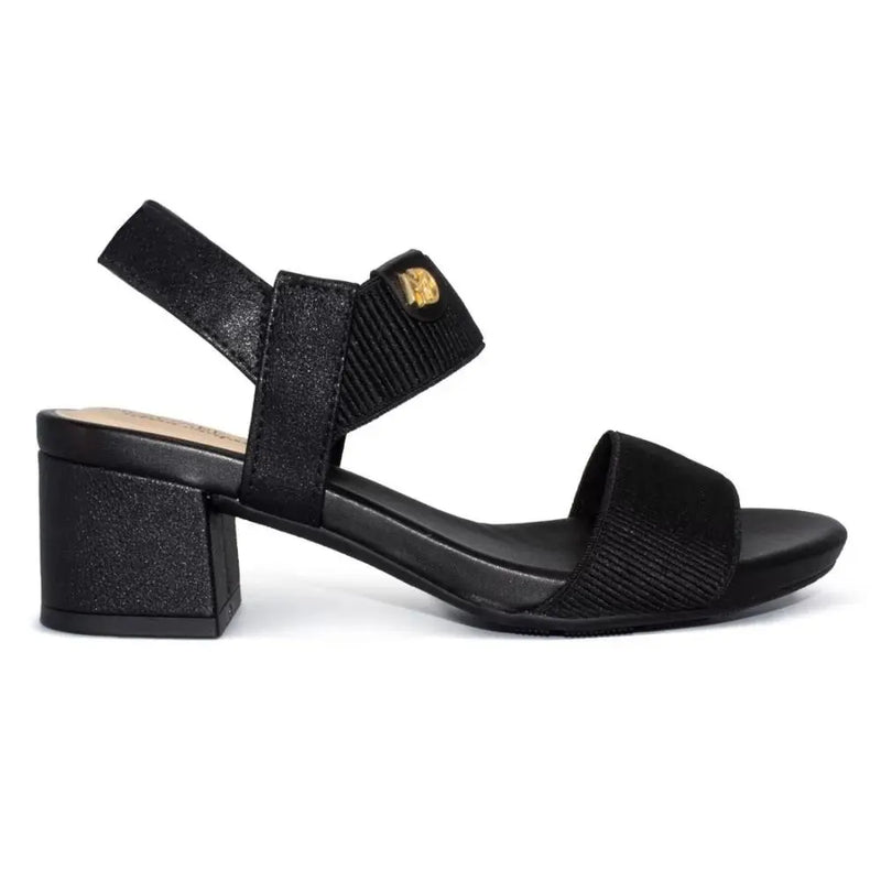 Sandália Flex Elástico Salto Bloco Y8204