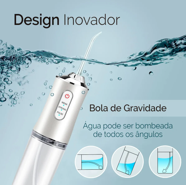 Jato Dágua Limpador De Próteses Fixas Móveis Dentes Gengiva