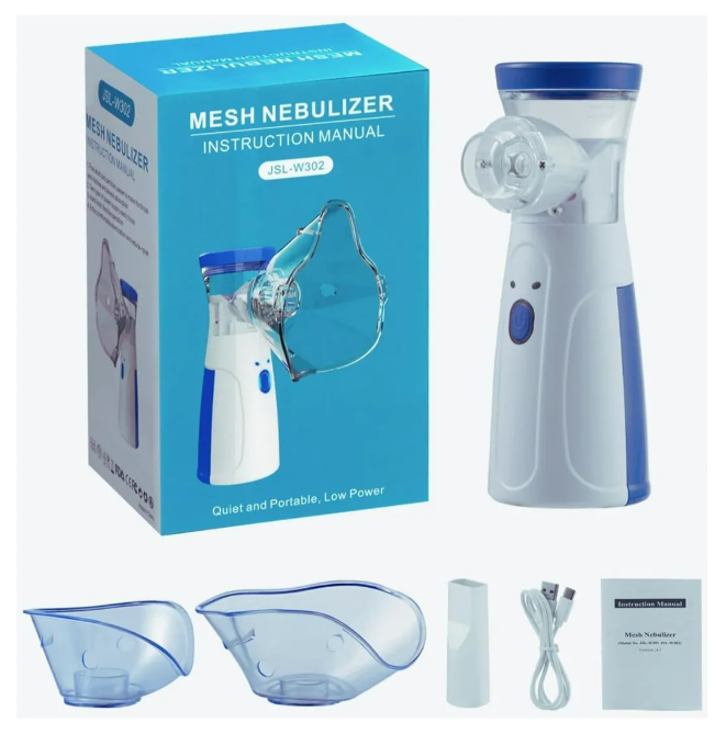 Nebulizador Inalador Ultrassônico Portátil Recarregável Usb